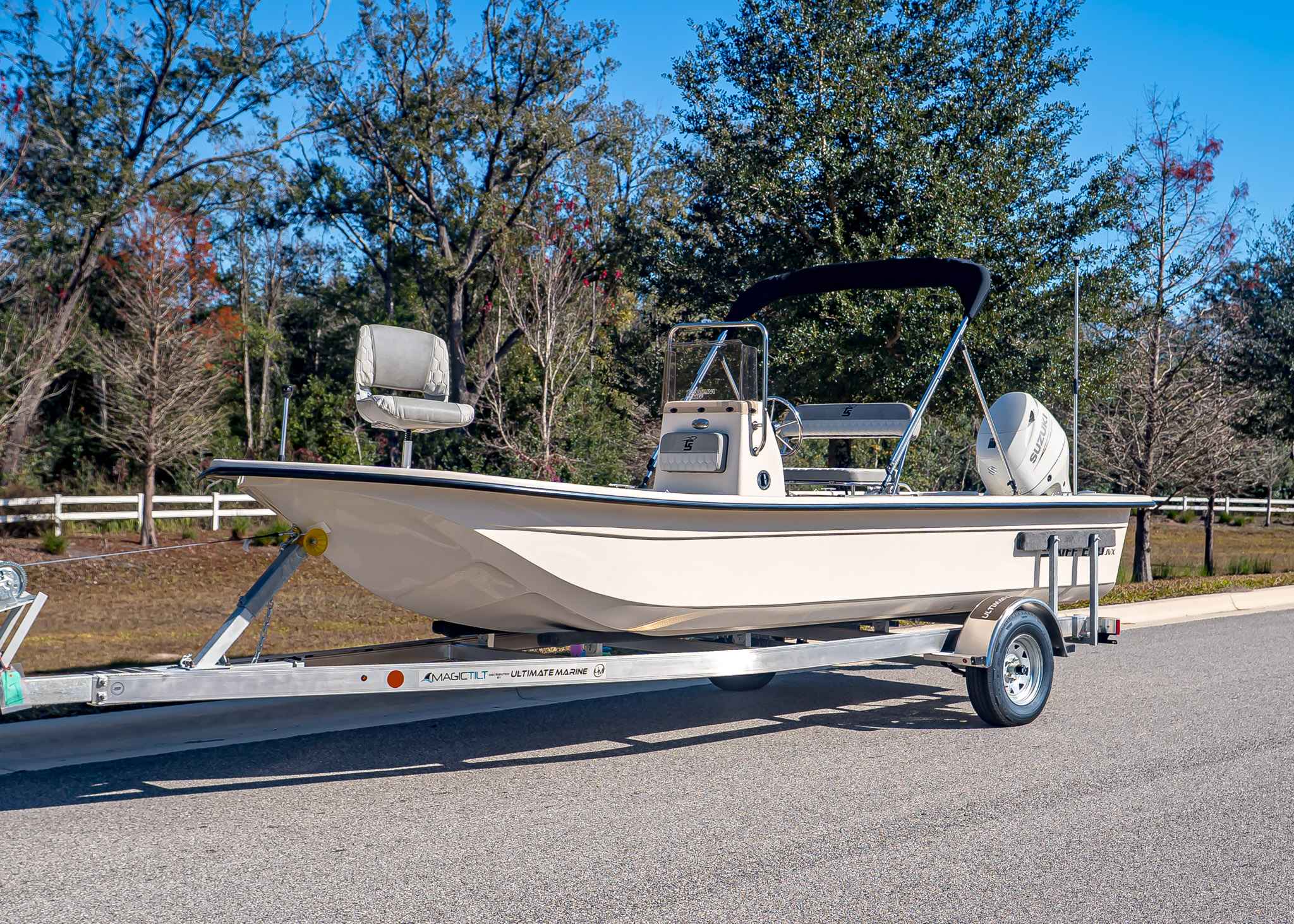 2026 Carolina Skiff E20JVX (CS-0023) WHITE