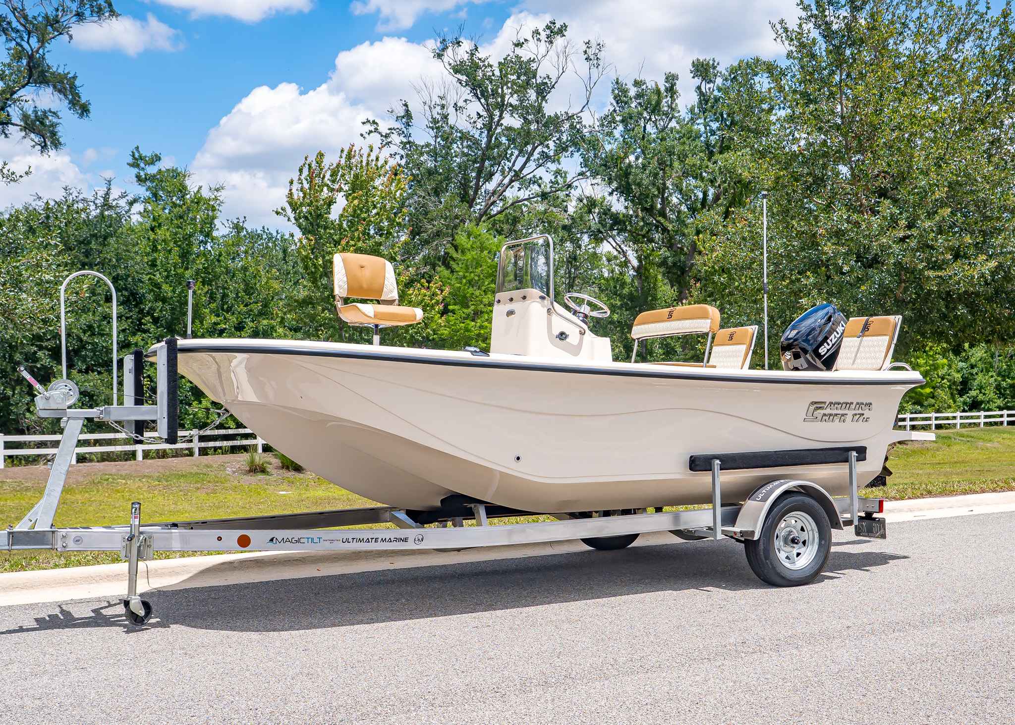 2026 Carolina Skiff 17 LS (CS-0018) WHITE